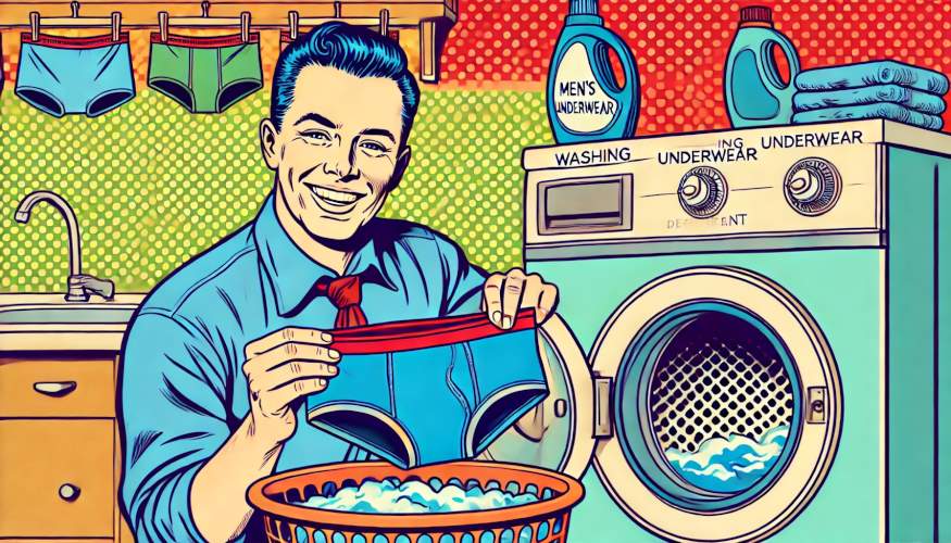 At what temperature should you wash underpants?