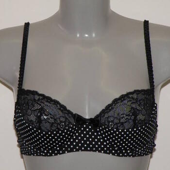 Sapph Sandy Black/White Padded Bra