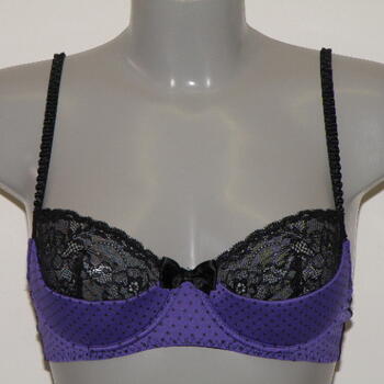 Sapph Sandy Purple/Black Padded Bra