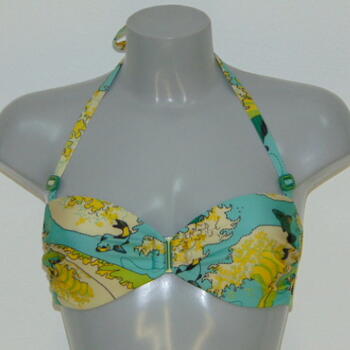 Marlies Dekkers Swimwear Ojiya Green Soft-Cup Bikini Bra
