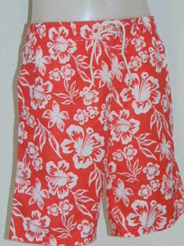 Shiwi Men's lotus Red/White Swimshort