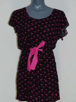 Shiwi Flamingo Black/Pink Dress