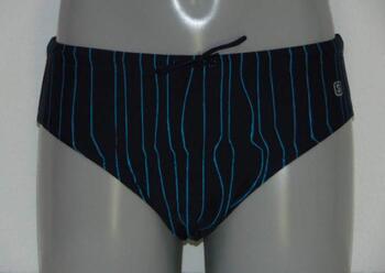 Shiwi Men's pinstripe Navy BLue Swim Brief