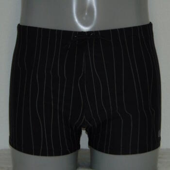 Shiwi Men's pinstripe Black Swim Boxer