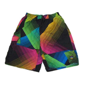 Shiwi Men's Cyber Black/Multicolor Swimshort