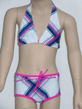 Shiwi Plaid Blue/Pink Set