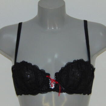 Sapph Sabrina Black Non-padded bra
