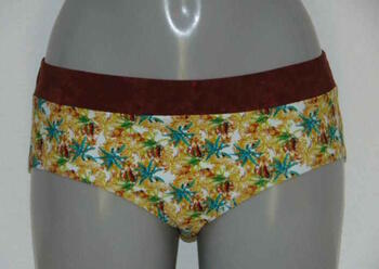 LingaDore Beach Zanzi Coconut Tree Yellow Bikini Brief