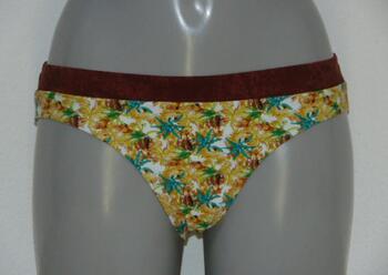 LingaDore Beach Zanzi Coconut Tree Yellow Bikini Brief