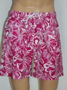 Nickey Nobel George White/Pink Swimshort