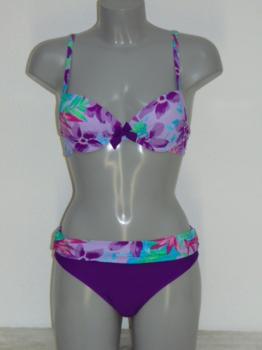 Nickey Nobel Tropical Flowe Purple/Print Set