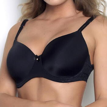 After Eden D-Cup & Up Faro Black Padded Bra