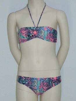 Boobs & Bloomers Veerle Green/Print Set
