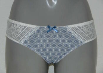 Cybéle Clover White/Blue Brief