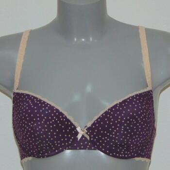 Cybéle Dotty Purple Padded Bra