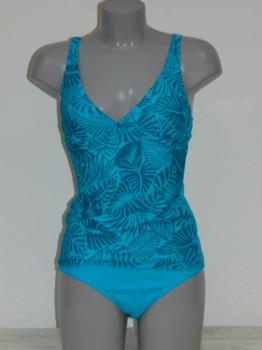 Nickey Nobel Chrissy Blue/Print Tankini Set