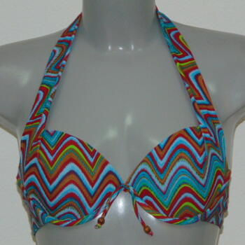 LingaDore Beach Isla Blue/Print Padded Bikini Bra
