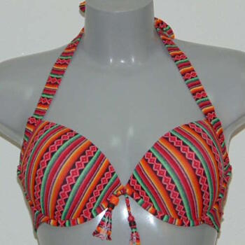 LingaDore Beach Azteca Red/Print Padded Bikini Bra