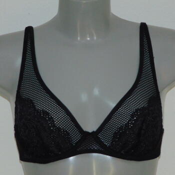 Sapph Veruschka Black Non-padded bra