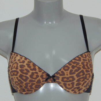 Cybéle Leopard Brown/Print Push Up bra