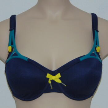 Marlies Dekkers Swimwear  Navy BLue Padded Bikini Bra