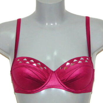 Marlies Dekkers Swimwear Lagerthas Reflection Fuchsia Padded Bikini Bra
