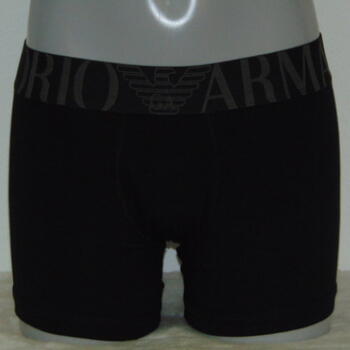 Armani Men's Superiore Black Boxer Short