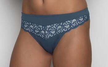 After Eden D-Cup & Up Sophia Petrol Thong