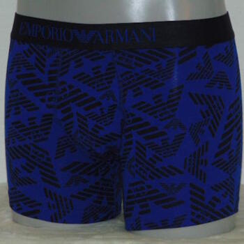 Armani Men's Superiore Blue/Print Boxer Short
