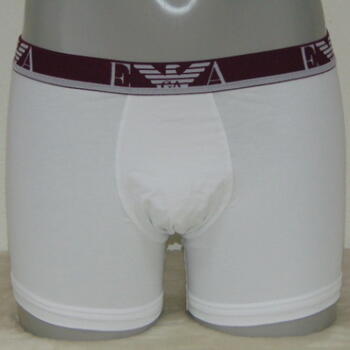 Armani Men's Dura White/Red Boxer Short