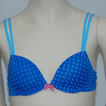 Boobs & Bloomers Pixy Blue/Print Padded Bra