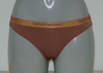Armani Ladies Microfiber Brown Brazilian