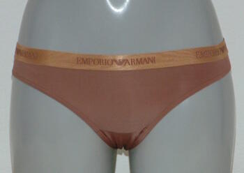 Armani Ladies Microfiber Brown Brief
