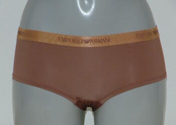 Armani Ladies Microfiber Brown Short