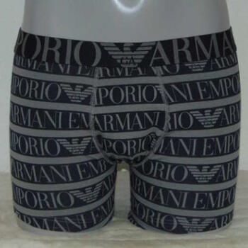 Armani Men's Superiore Grey/Print Boxer Short