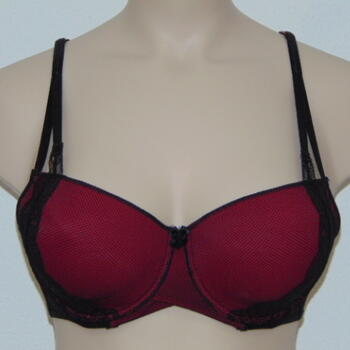 After Eden D-Cup & Up Scarlett Red/Black Padded Bra