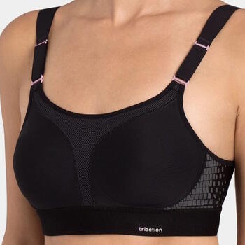 Triumph Triaction Workout Black Sport Bra