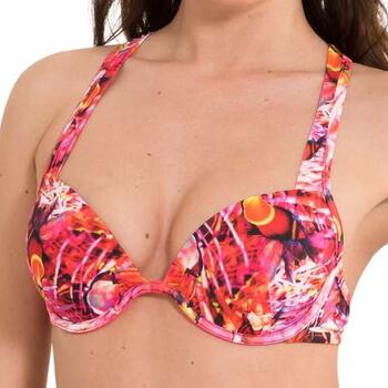 LingaDore Beach Paradise Pink/Print Padded Bikini Bra