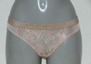 Armani Ladies Pizzo d'Oro Peach Brief