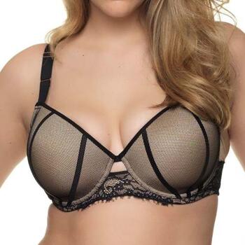 After Eden D-Cup & Up Florinde Black/Powder Padded Bra