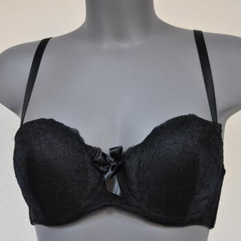Eva In the Mood for Lace Black Padded Bra