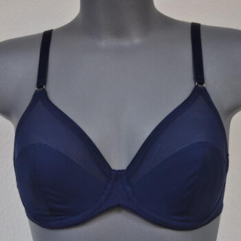 Eva Feminale Navy BLue Non-padded bra