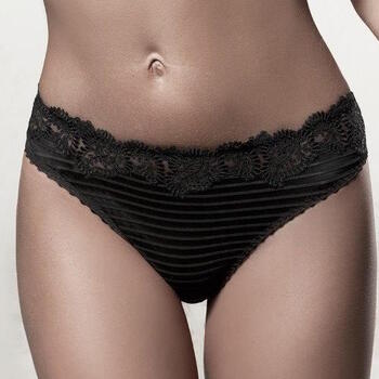 Louisa Bracq Elise Black Thong