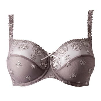 Louisa Bracq Chantilly Mole Grey Non-padded bra