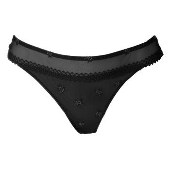 Louisa Bracq Chantilly Black Thong