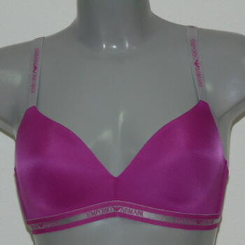 Armani Ladies Microfiber Fuchsia Wireless Bra