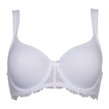 Elbrina Embroid White Padded Bra