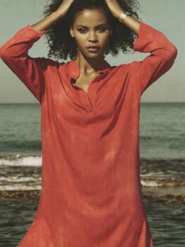 Eva Kafta Orange Dress