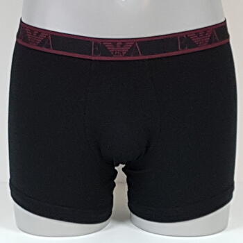 Armani Men's Basamento Black Boxer Short