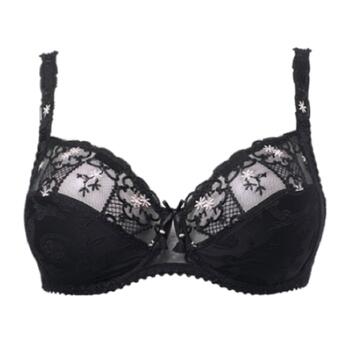 Louisa Bracq Marie-Antoinette Black Non-padded bra